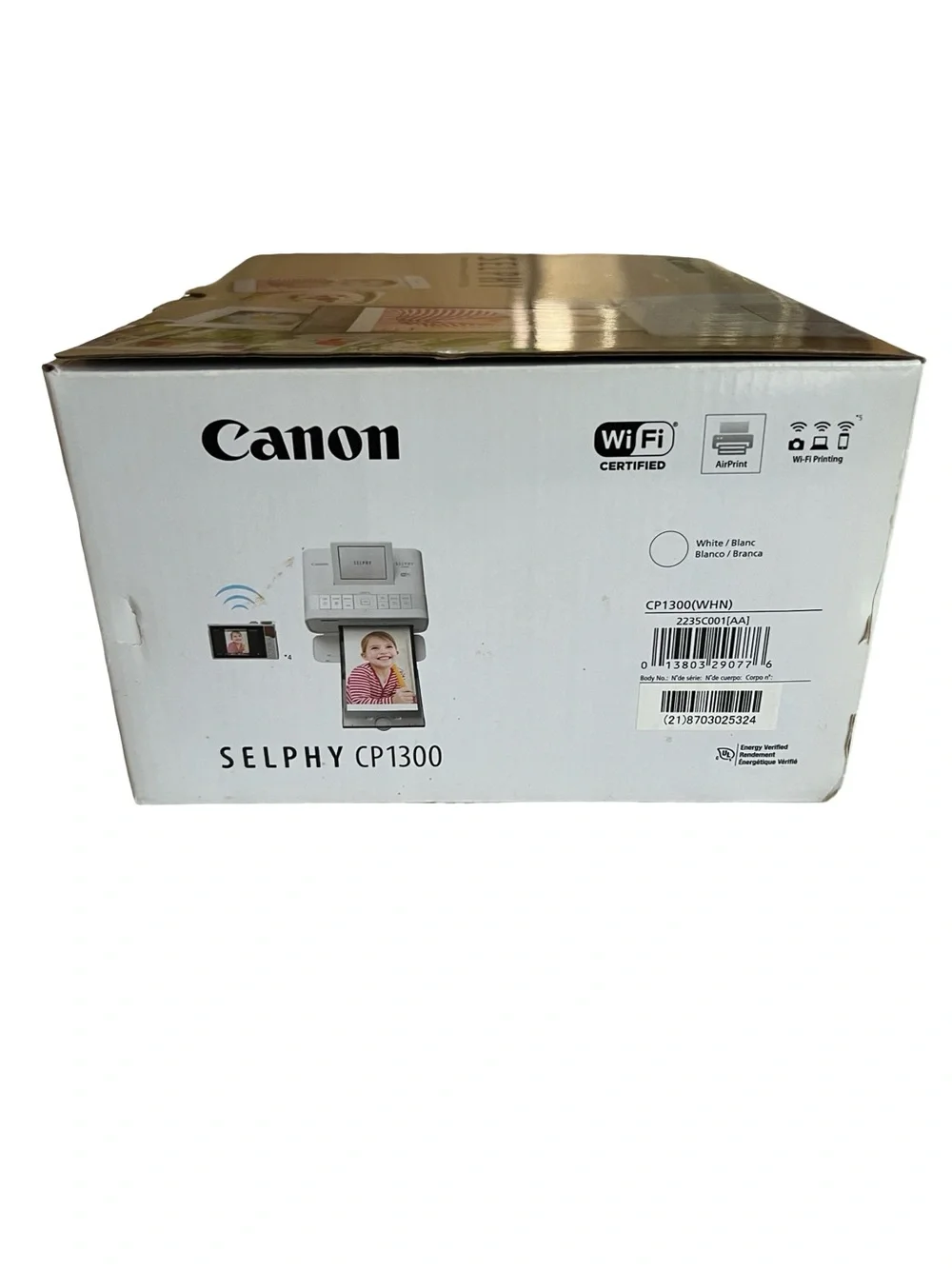 NEW Canon SELPHY Compact Photo Printer CP1300 - White - Picture 3 of 7
